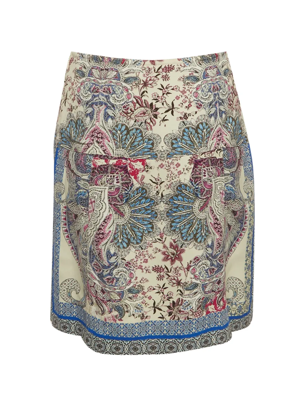 Etro Pre-Owned floral-print mini skirt - Toni neutri