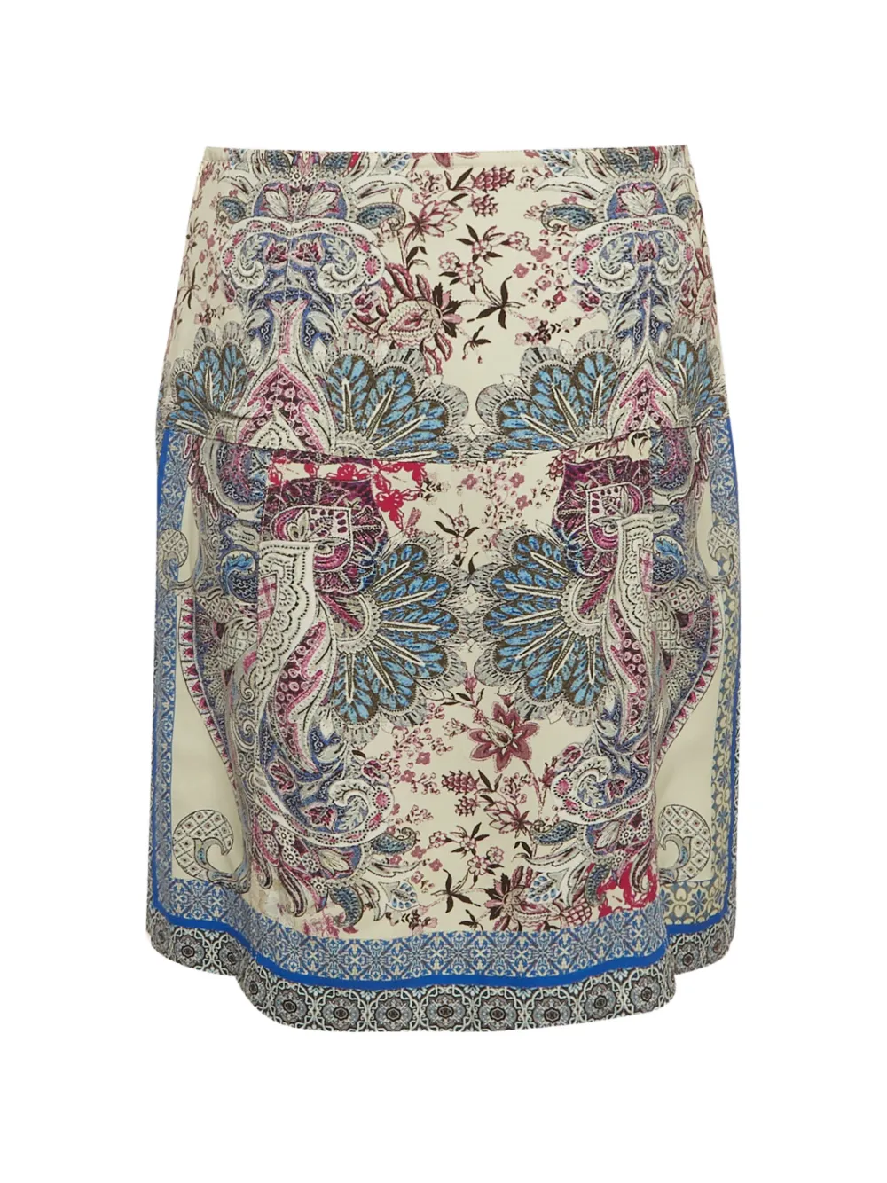 Etro Pre-Owned floral-print mini skirt - Toni neutri