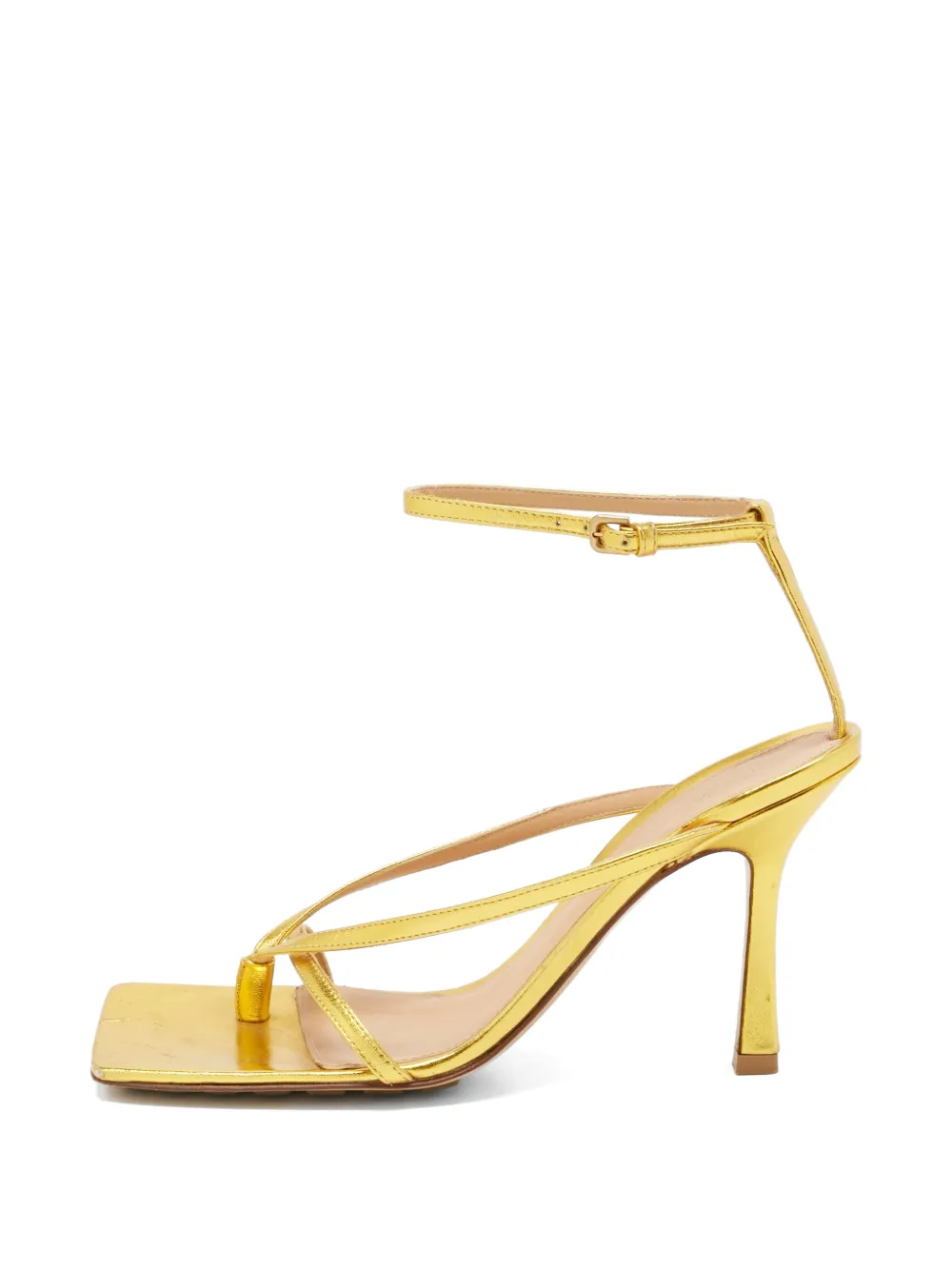Bottega Veneta Pre-Owned ankle-strap sandals - Oro