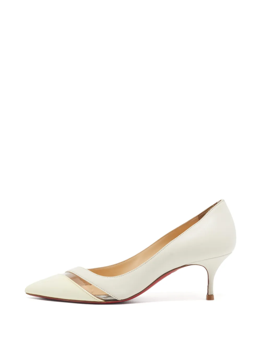 Christian Louboutin Pre-Owned Spitze 17th Floor Pumps - Weiß