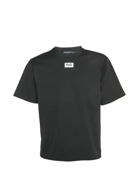 Dolce & Gabbana Pre-Owned playera con cuello redondo y parche del logo