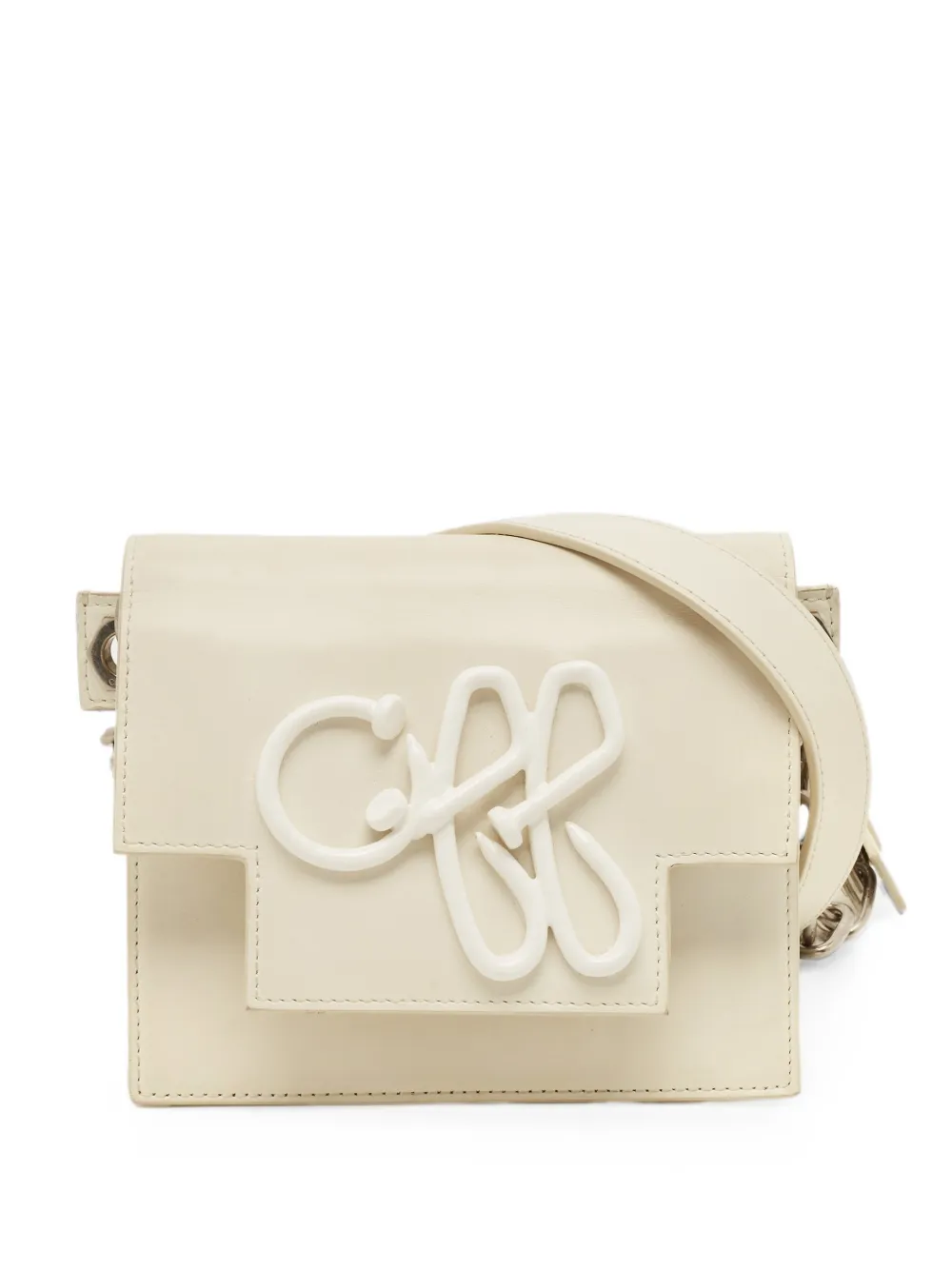 Off-White Pre-Owned logo-detail cross-body bag - Toni neutri