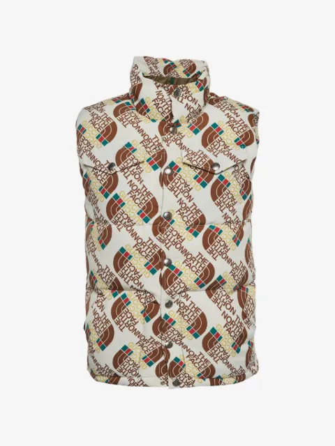 Gucci Pre-Owned x The North Face logo-print padded vest
