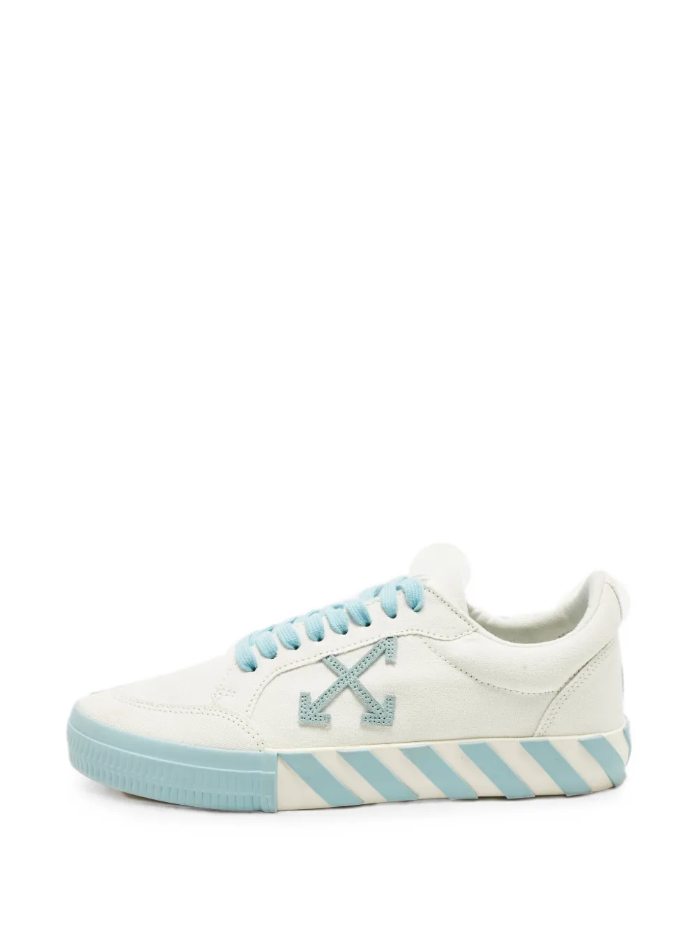 Off-White Pre-Owned Vulcanised low-top sneakers - Bianco