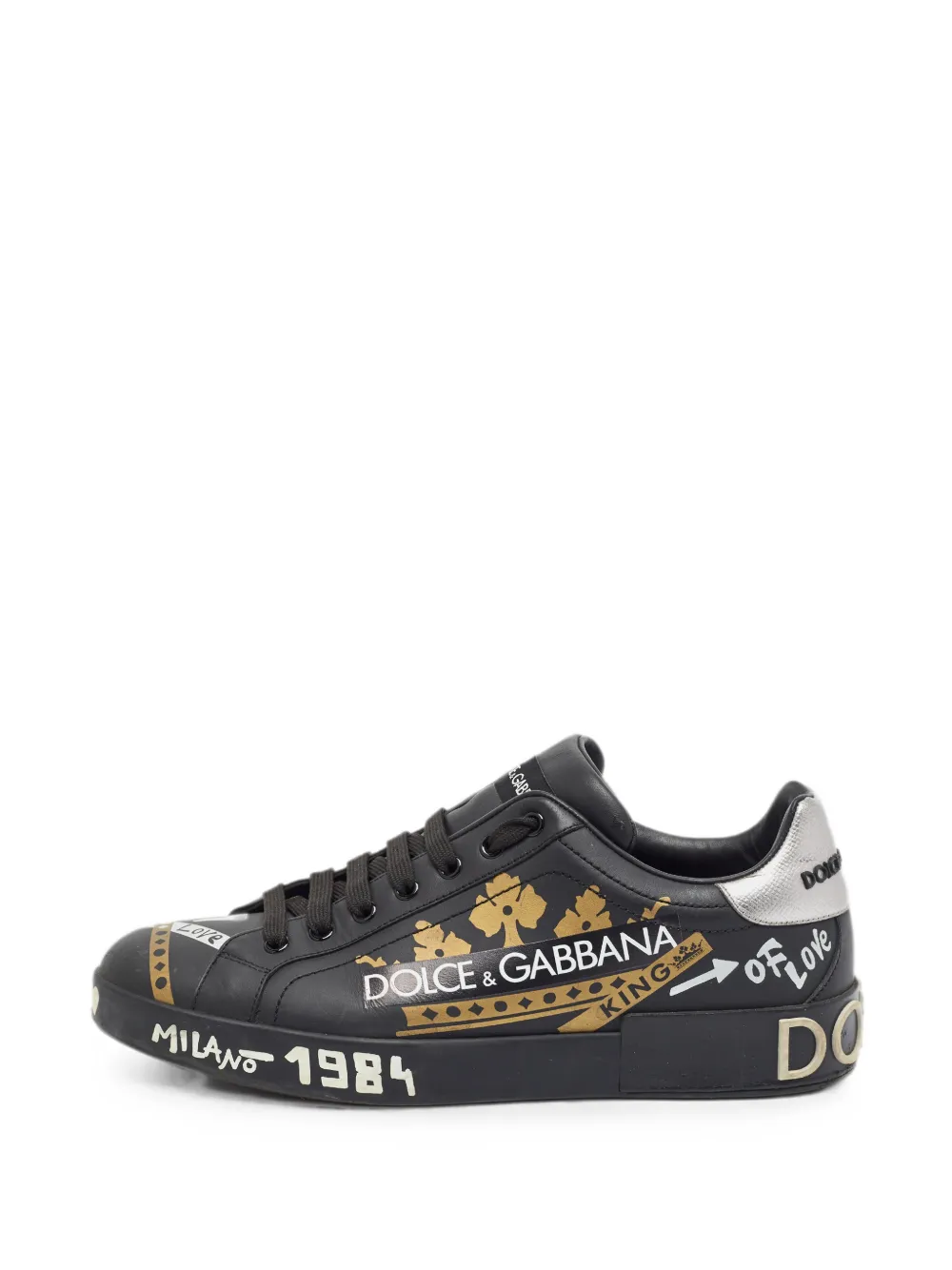 Dolce & Gabbana Pre-Owned Portofino low-top sneakers - Nero