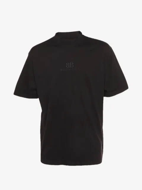 Balenciaga Pre-Owned T-shirt girocollo con logo ricamato