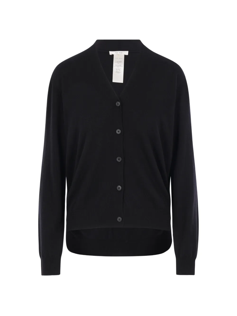The Row Otie V-neck cardigan - Nero