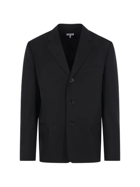 LOEWE single-breasted wool jacket