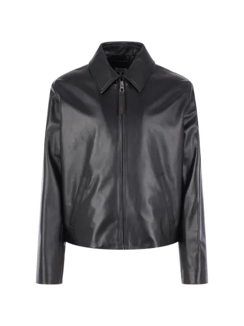 LOEWE zip-up leather jacket