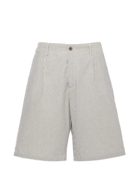 Myths striped cotton shorts