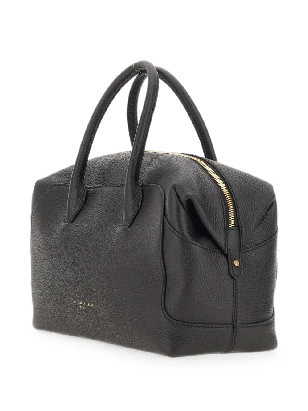 GIANNI CHIARINI Gemma leren shopper Zwart
