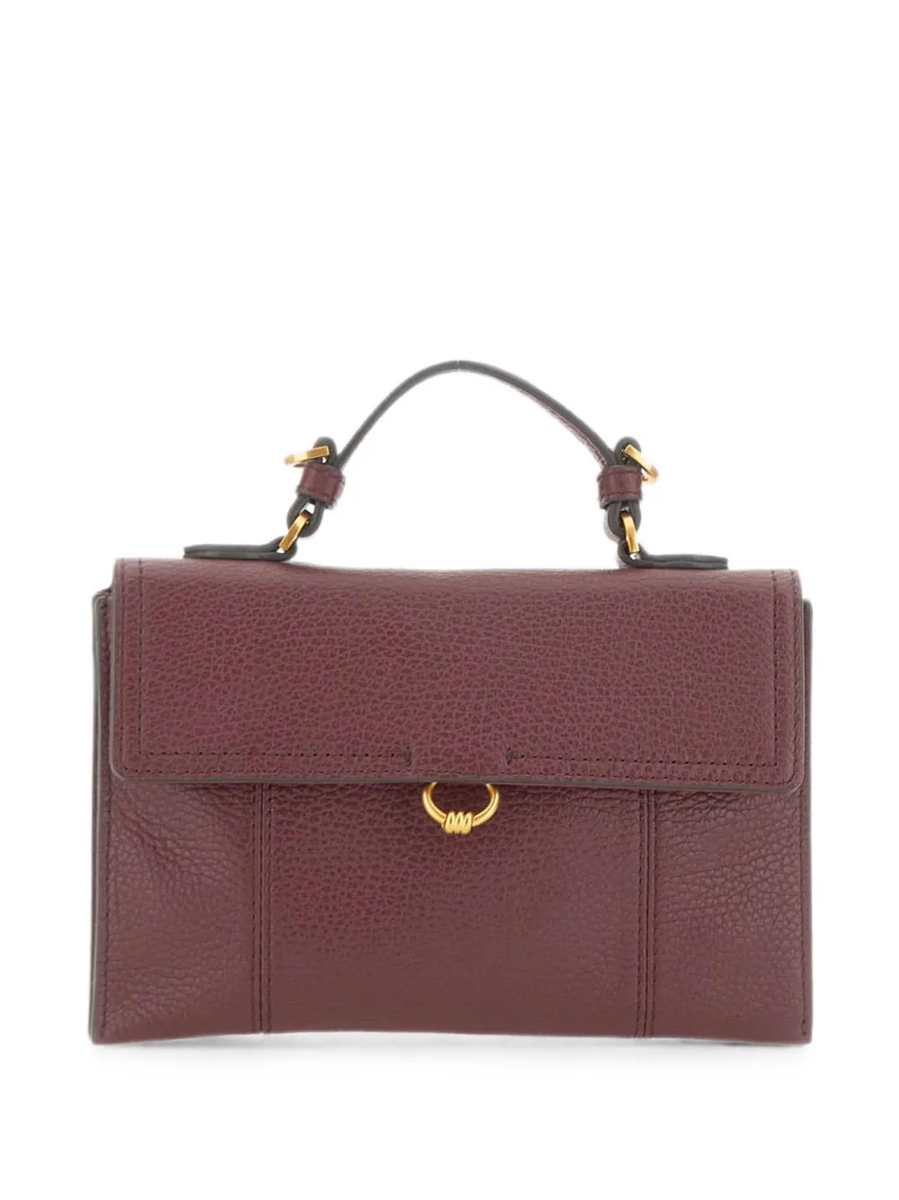 GIANNI CHIARINI Vicky pebbled handbag - Rosso