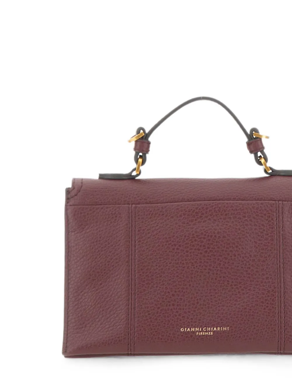 GIANNI CHIARINI Vicky handtas met textuur Rood