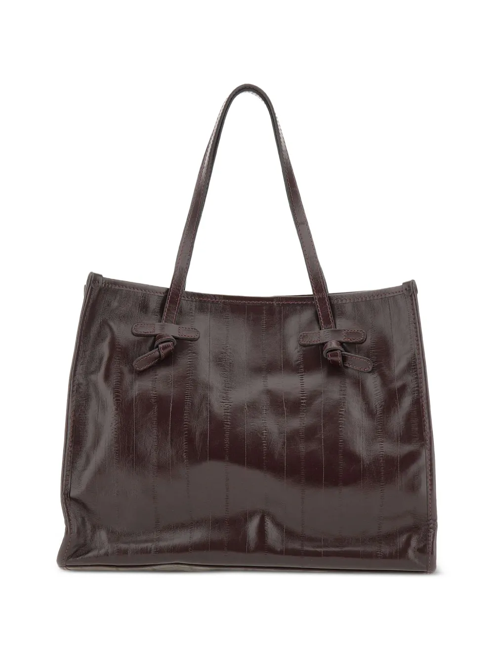 MARCELLA CLUB Marcella glossy shoulder bag - Rosso