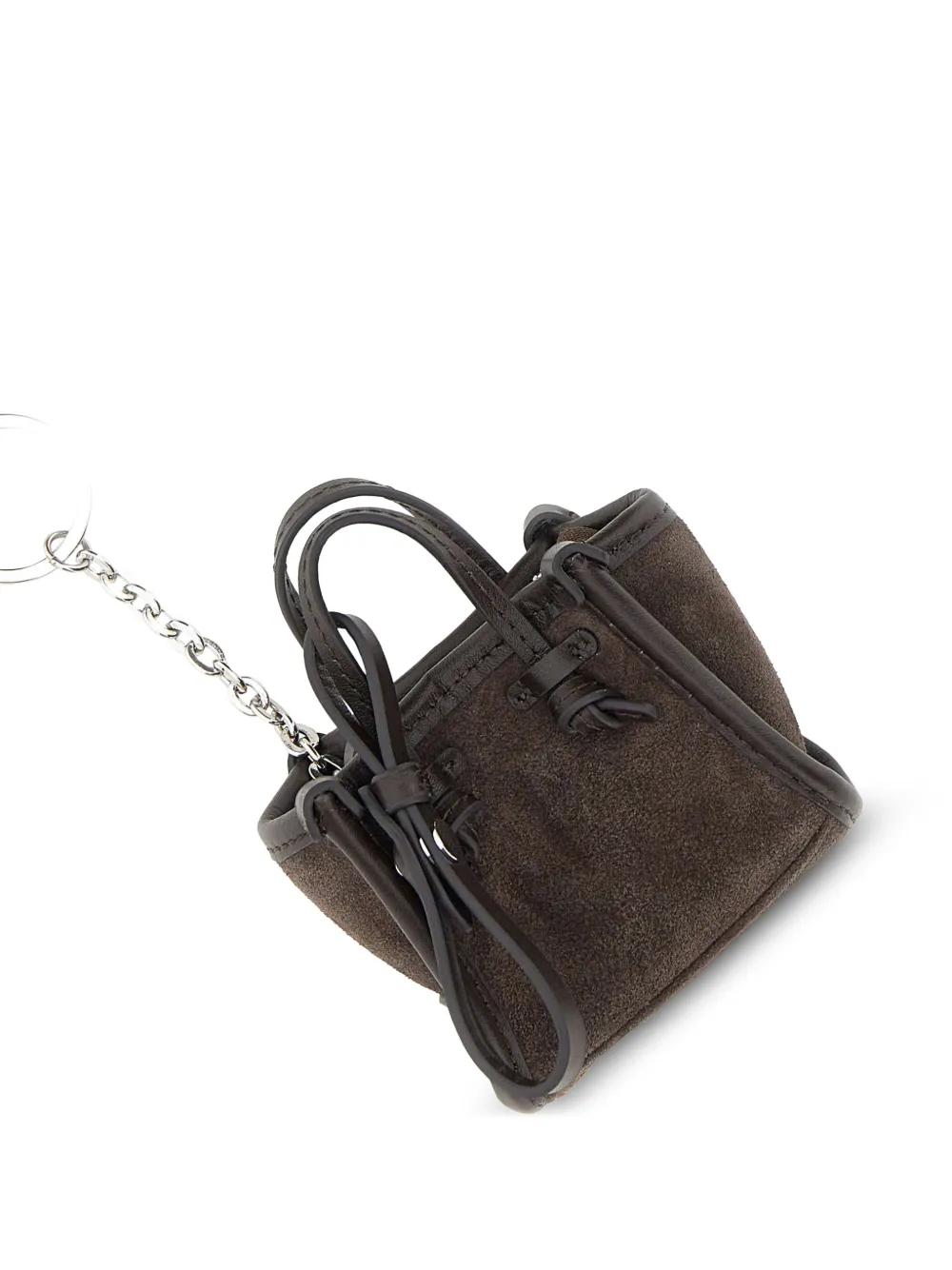 GIANNI CHIARINI Marcella suède sleutelhanger Bruin