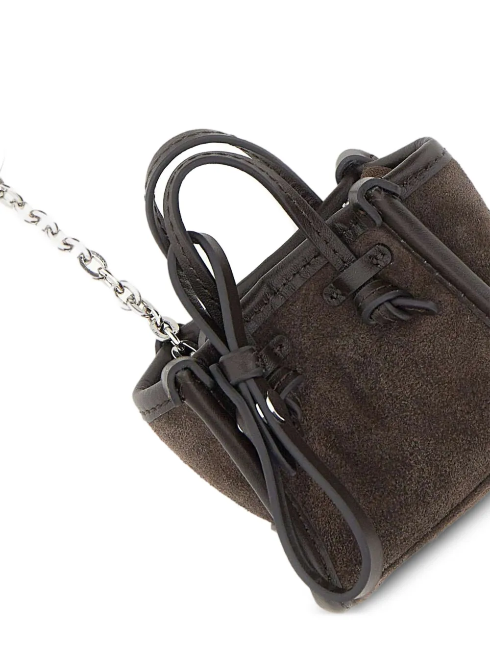 GIANNI CHIARINI Marcella suède sleutelhanger Bruin