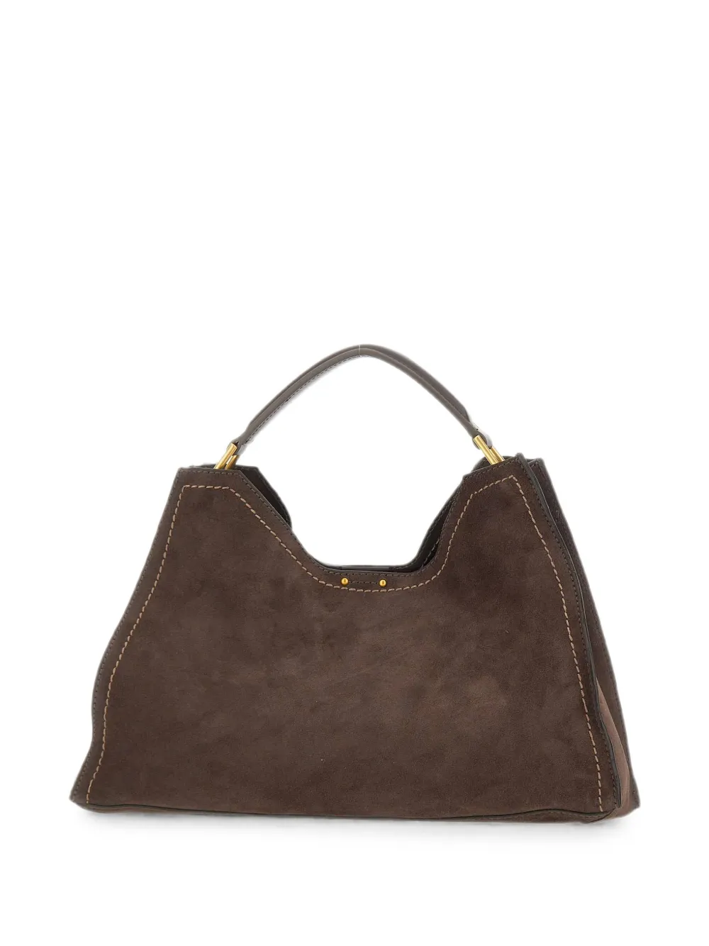 GIANNI CHIARINI Aurora suède schoudertas Bruin