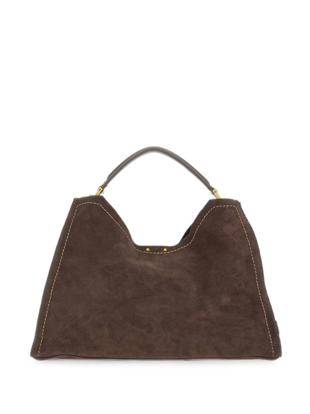 GIANNI CHIARINI Aurora suede shoulder bag - Marrone