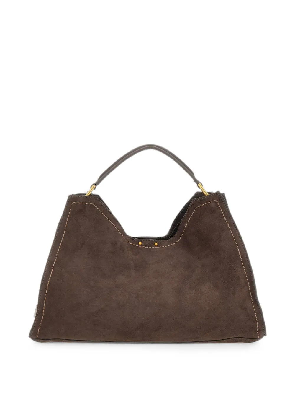 GIANNI CHIARINI Aurora suède schoudertas Bruin