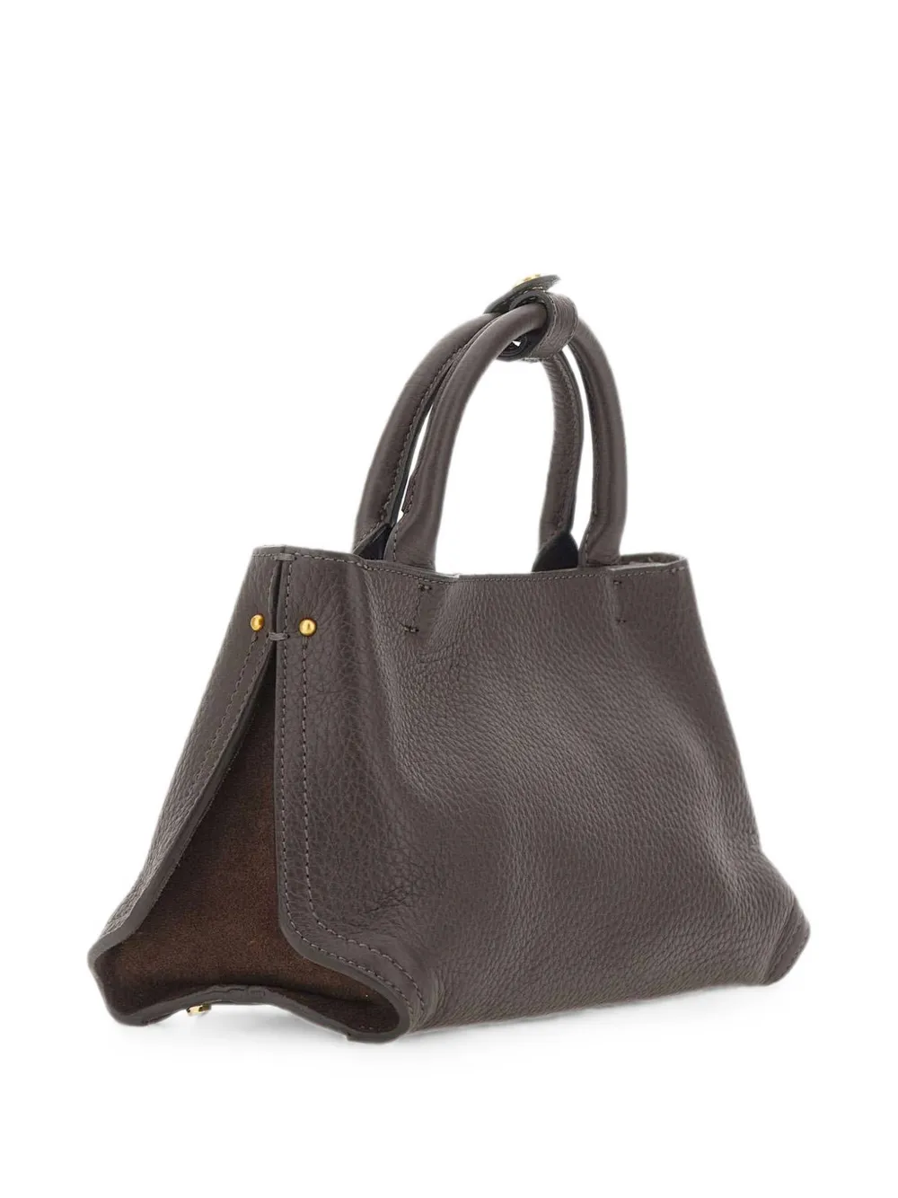 GIANNI CHIARINI Amal leren shopper Bruin