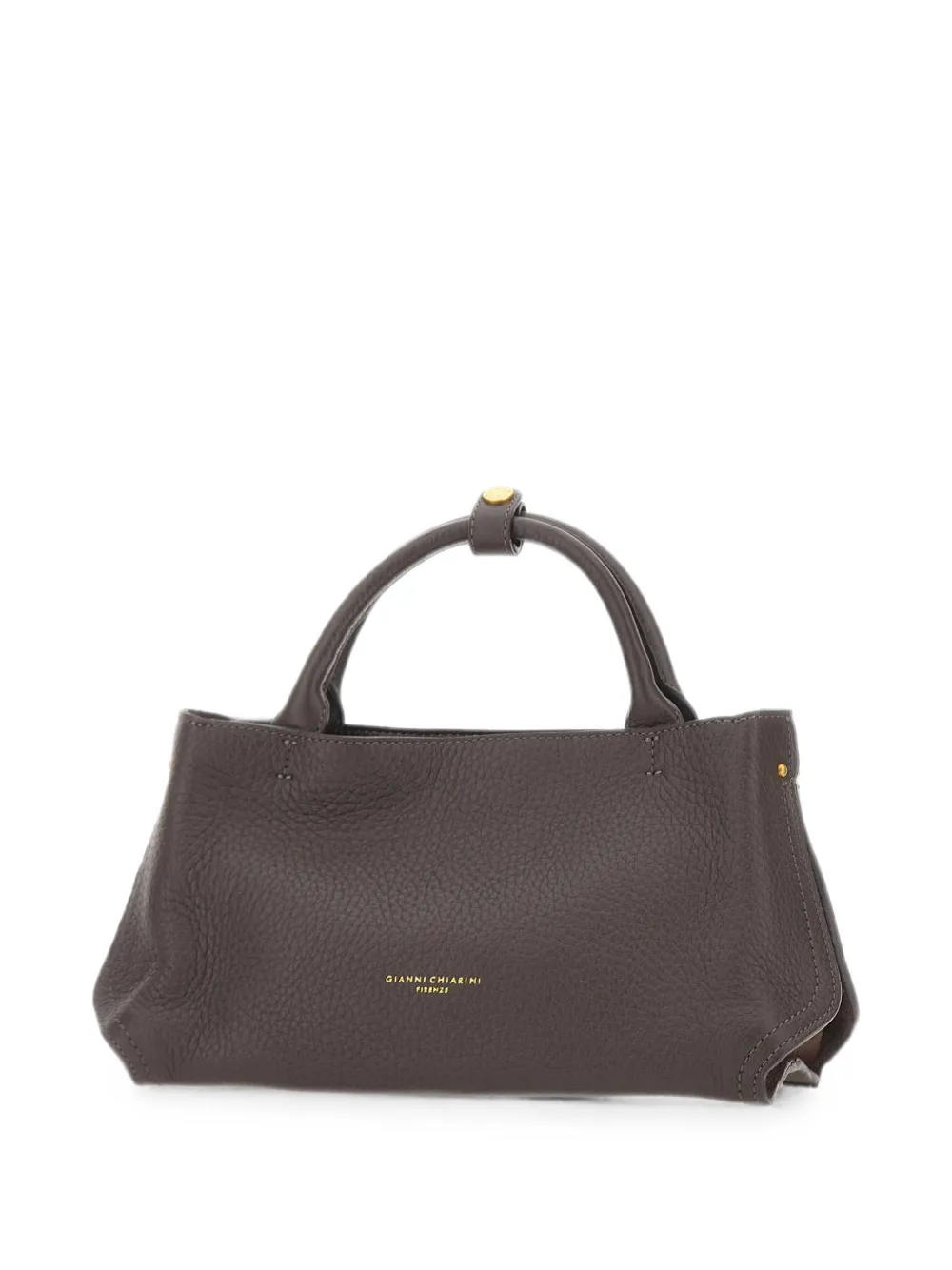 GIANNI CHIARINI Amal leren shopper Bruin
