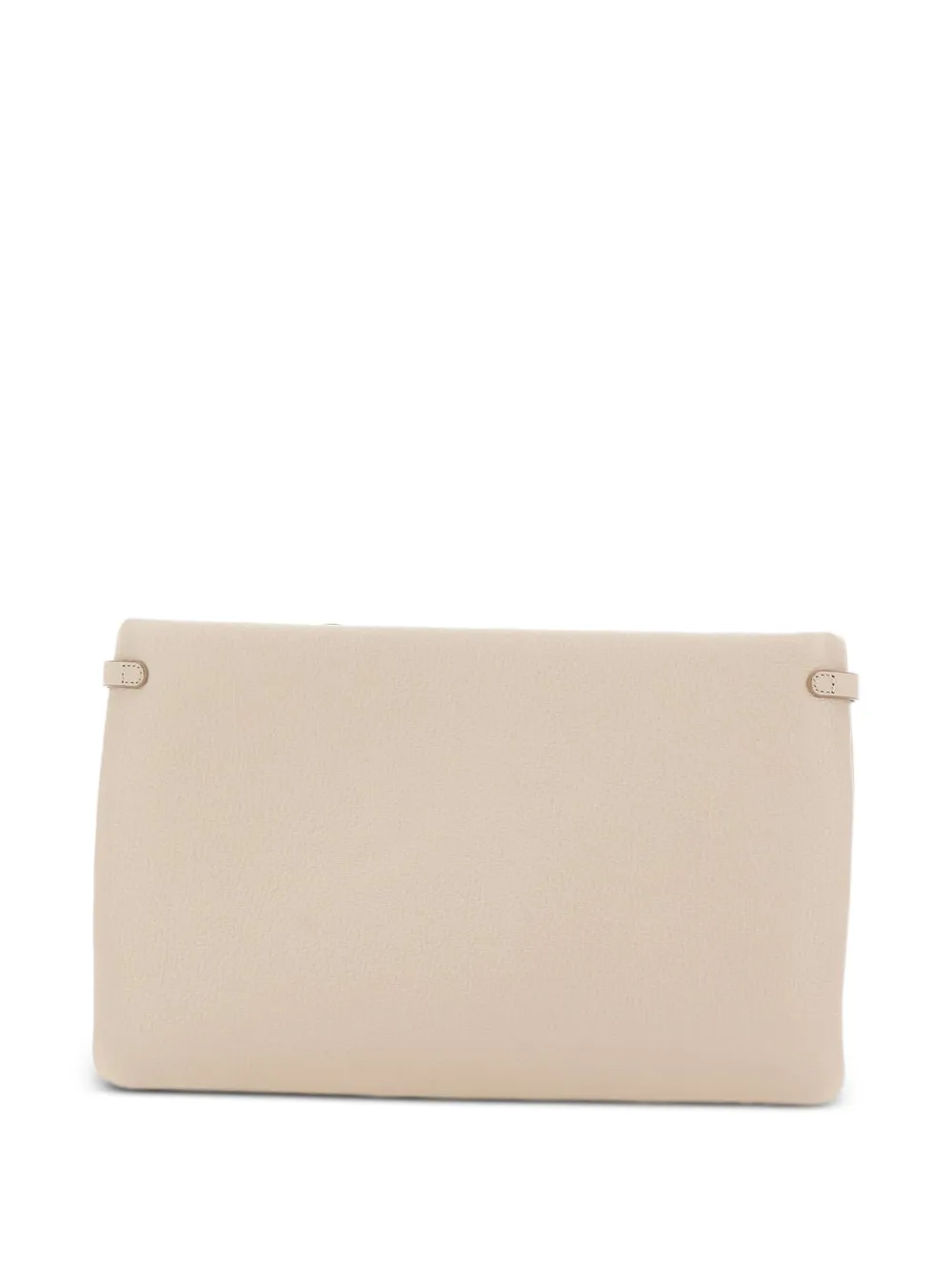 GIANNI CHIARINI Hermy clutch met textuur Beige