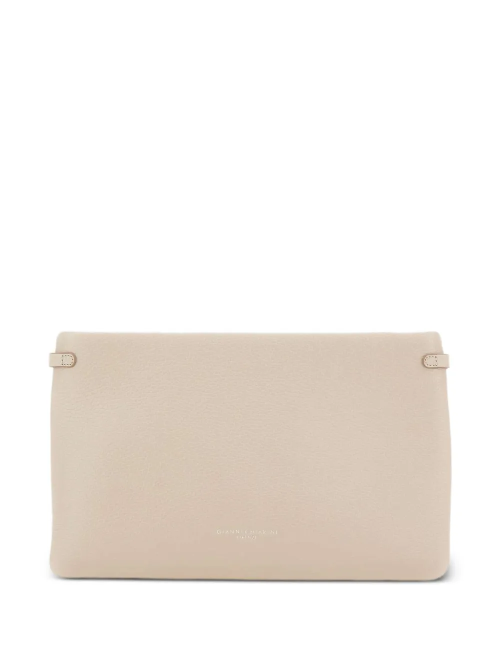 GIANNI CHIARINI Hermy clutch met textuur Beige