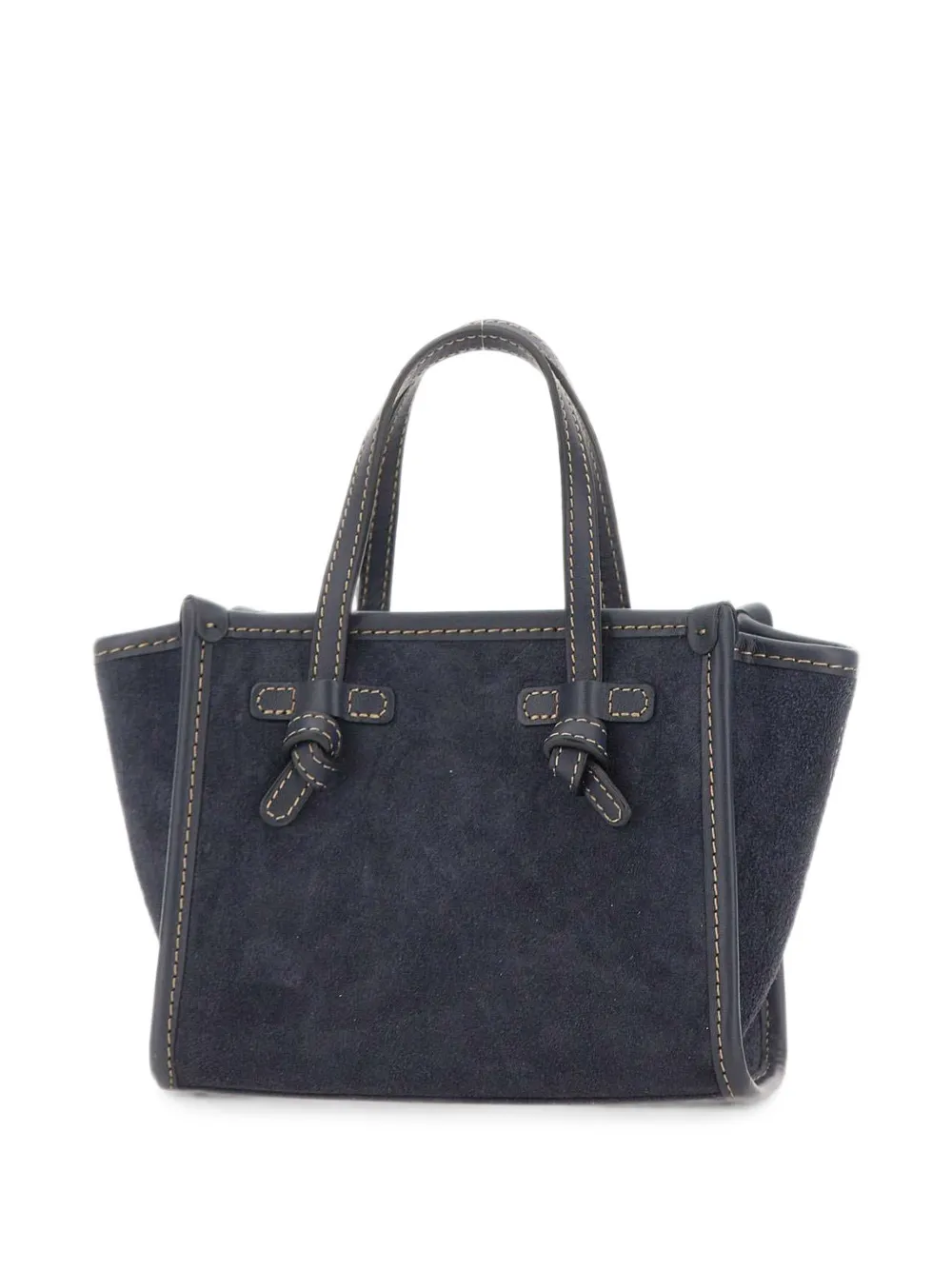 GIANNI CHIARINI Kleine Miss Marcella suède shopper Blauw