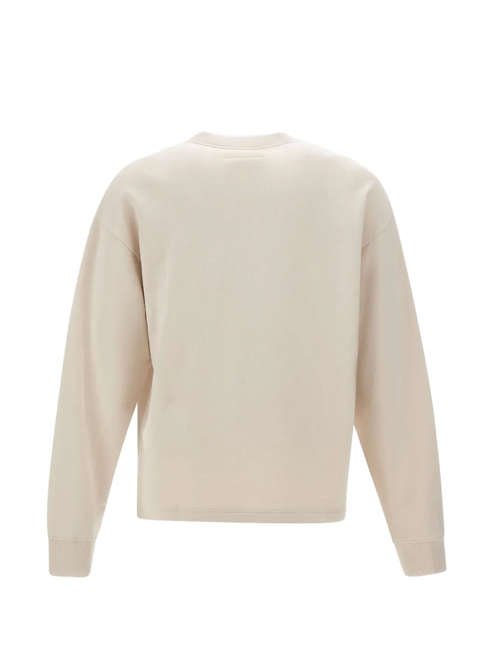 MM6 Maison Margiela Katoenen sweater met logoprint Beige