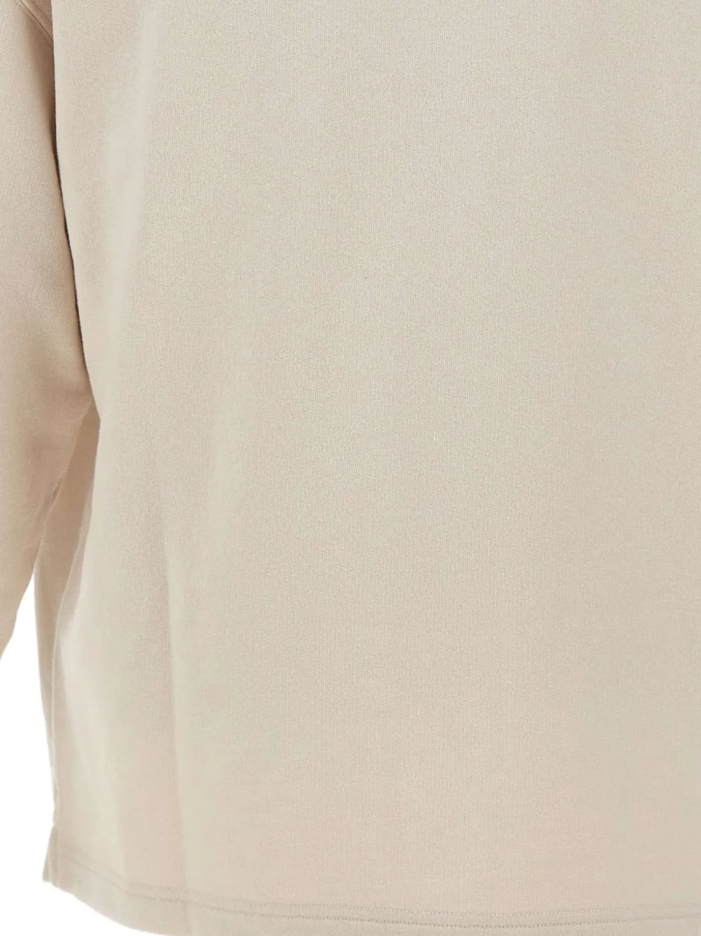 MM6 Maison Margiela Katoenen sweater met logoprint Beige