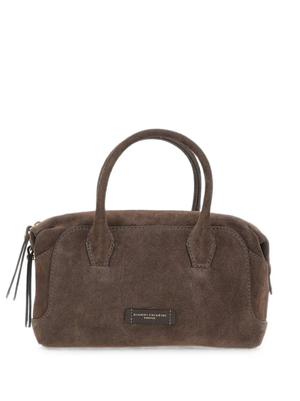 GIANNI CHIARINI Gemma suede handbag - Marrone