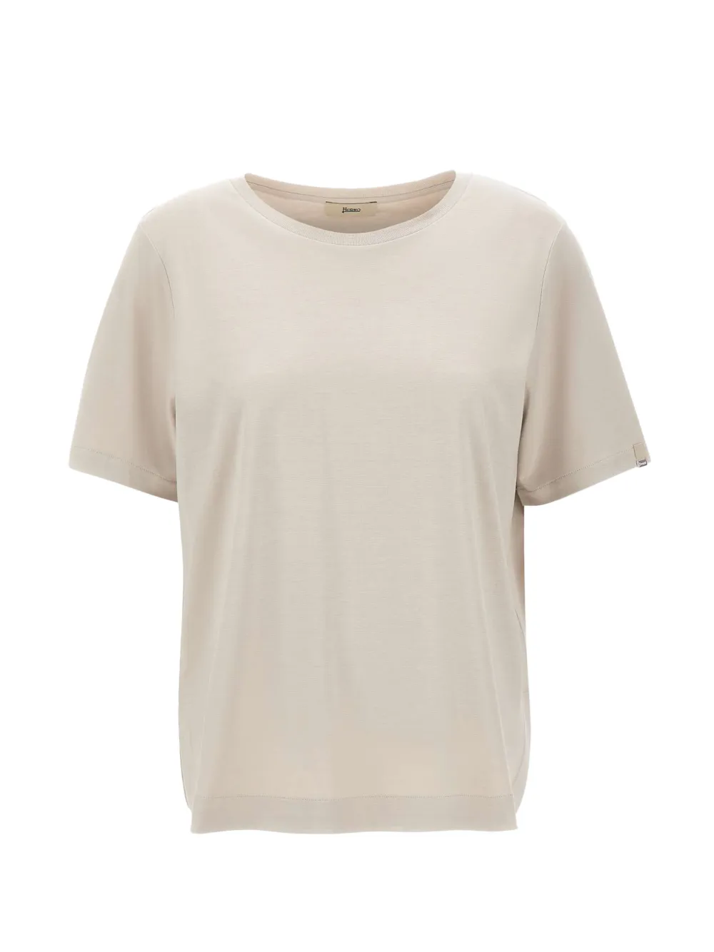 Herno side-slit T-shirt - Toni neutri
