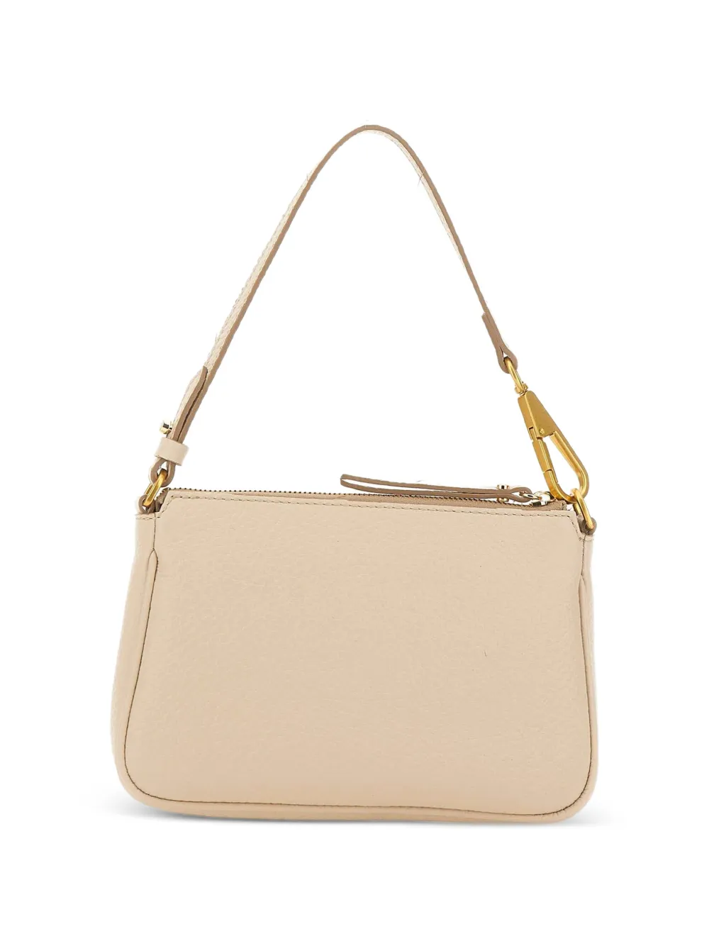 GIANNI CHIARINI Brooke leren schoudertas Beige