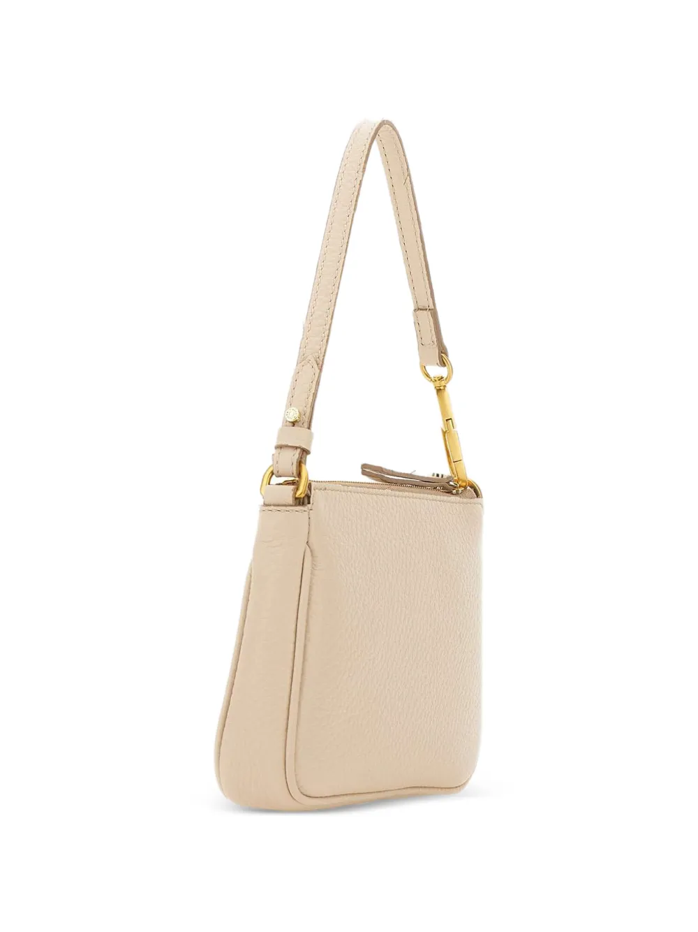 GIANNI CHIARINI Brooke leren schoudertas Beige