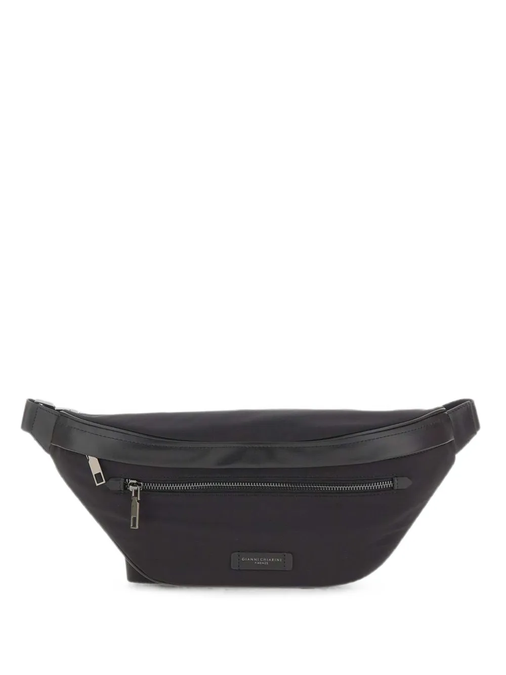GIANNI CHIARINI Oslo leather-trim belt bag - Schwarz