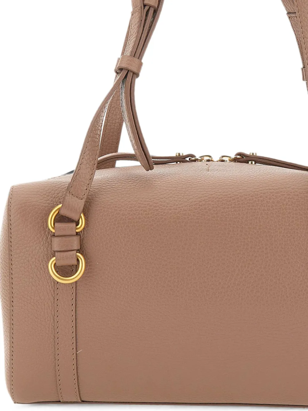 GIANNI CHIARINI Terry leren schoudertas met textuur Roze
