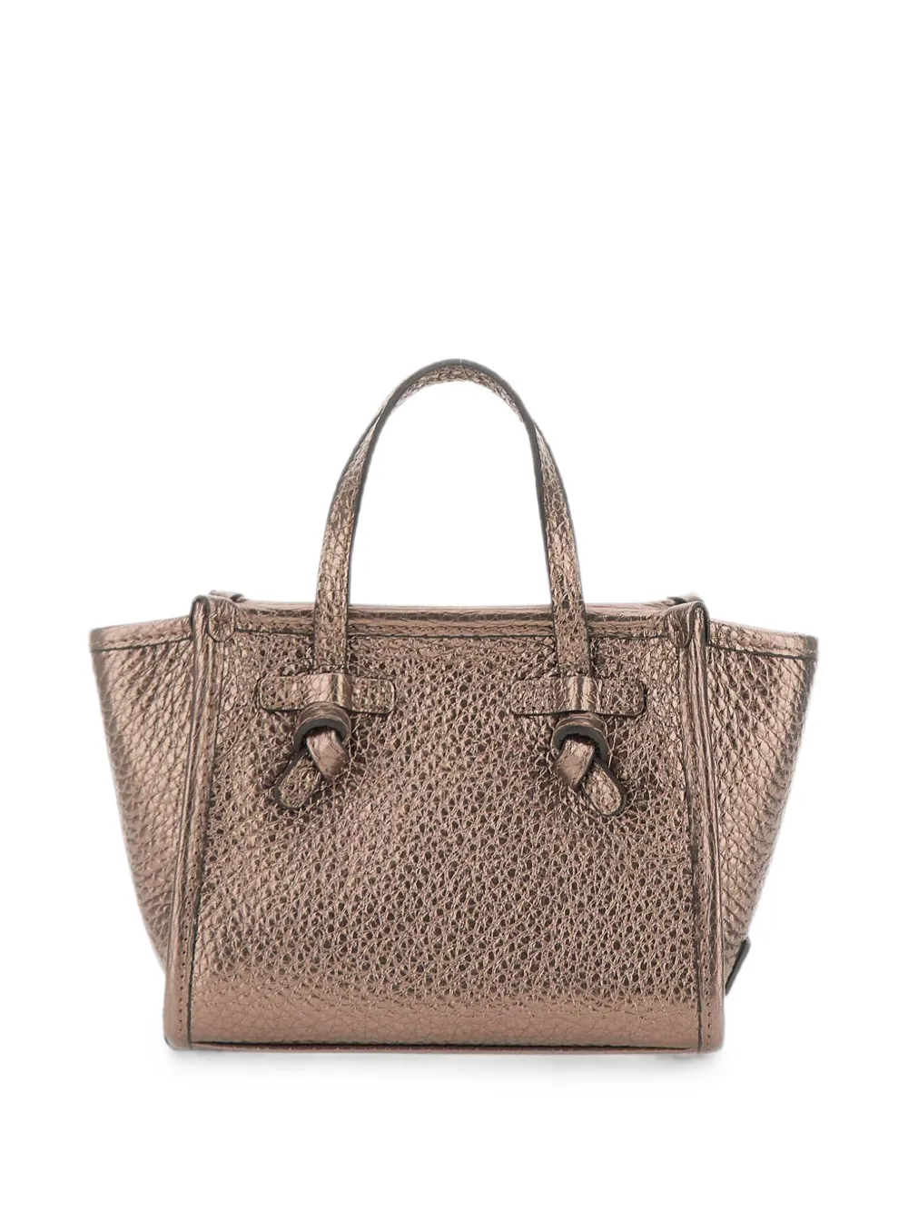 GIANNI CHIARINI Kleine Miss Marcella leren shopper Bruin