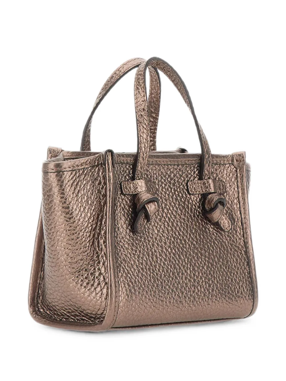 GIANNI CHIARINI Kleine Miss Marcella leren shopper Bruin