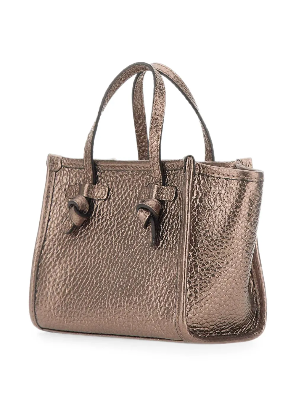 GIANNI CHIARINI Kleine Miss Marcella leren shopper Bruin