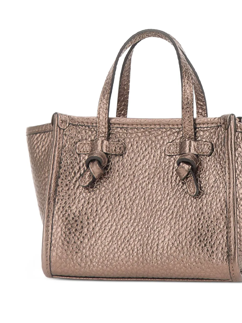 GIANNI CHIARINI Kleine Miss Marcella leren shopper Bruin