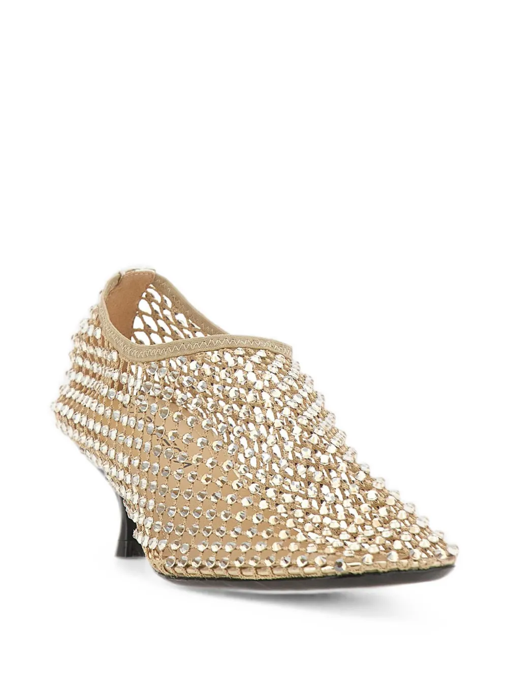 strategia shoes rhinestone-embellished pumps Beige