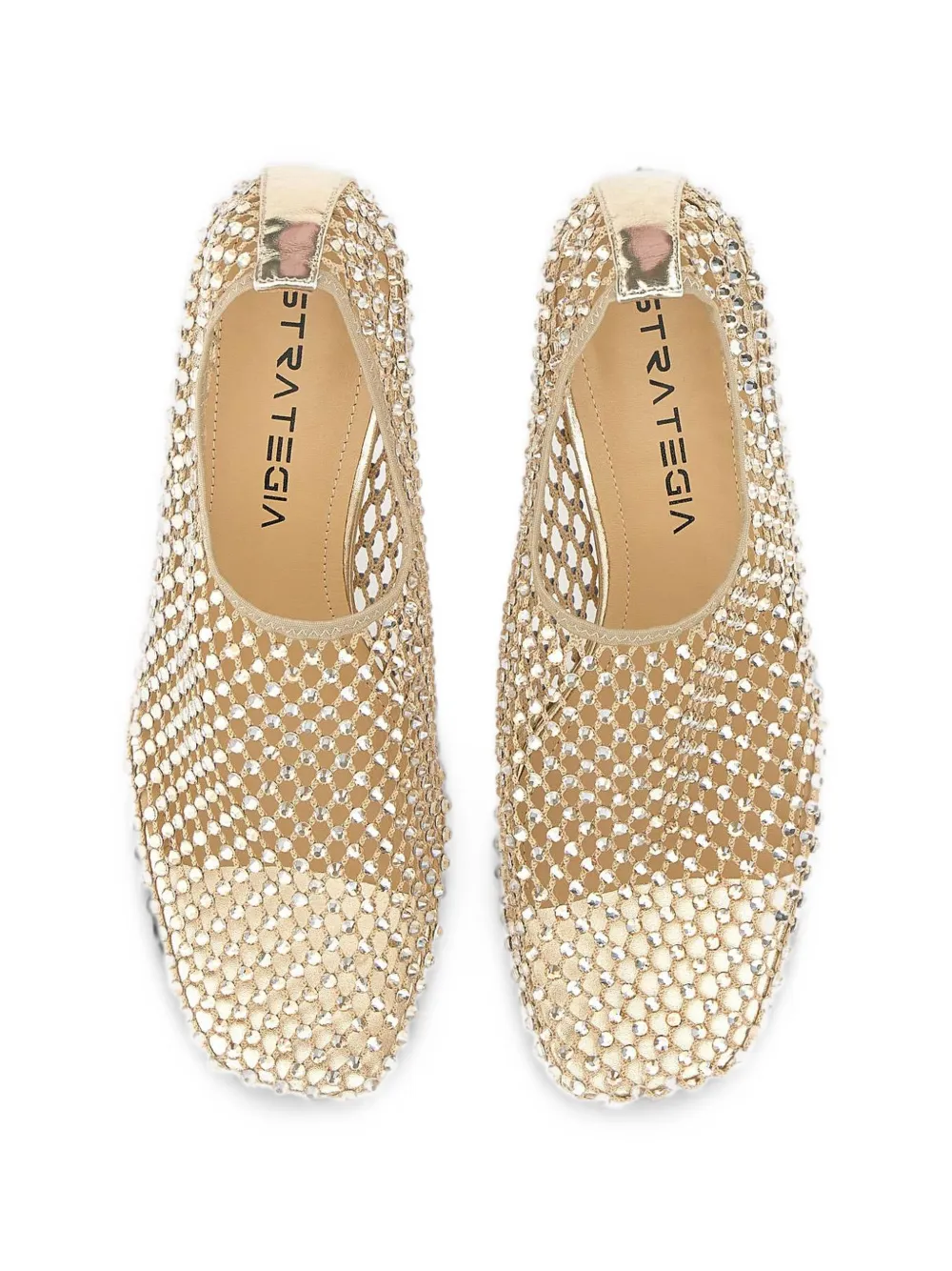 strategia shoes rhinestone-embellished pumps Beige