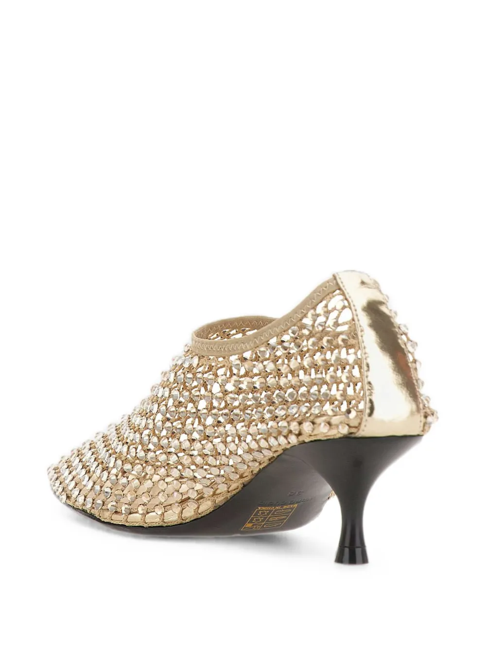 strategia shoes rhinestone-embellished pumps Beige