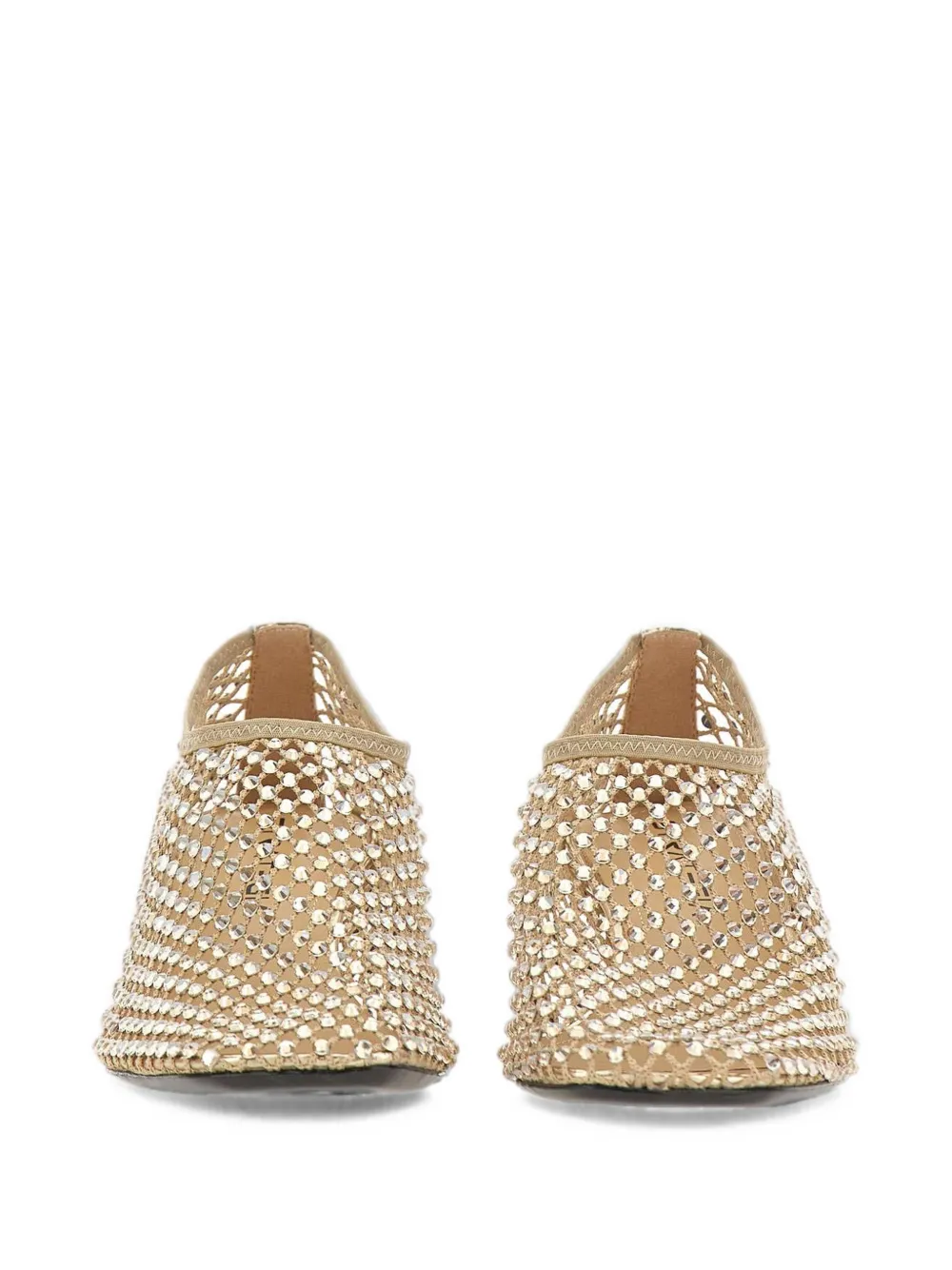 strategia shoes rhinestone-embellished pumps Beige