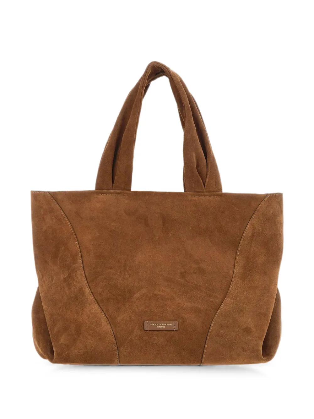 GIANNI CHIARINI Suria suede shoulder bag - Marrone