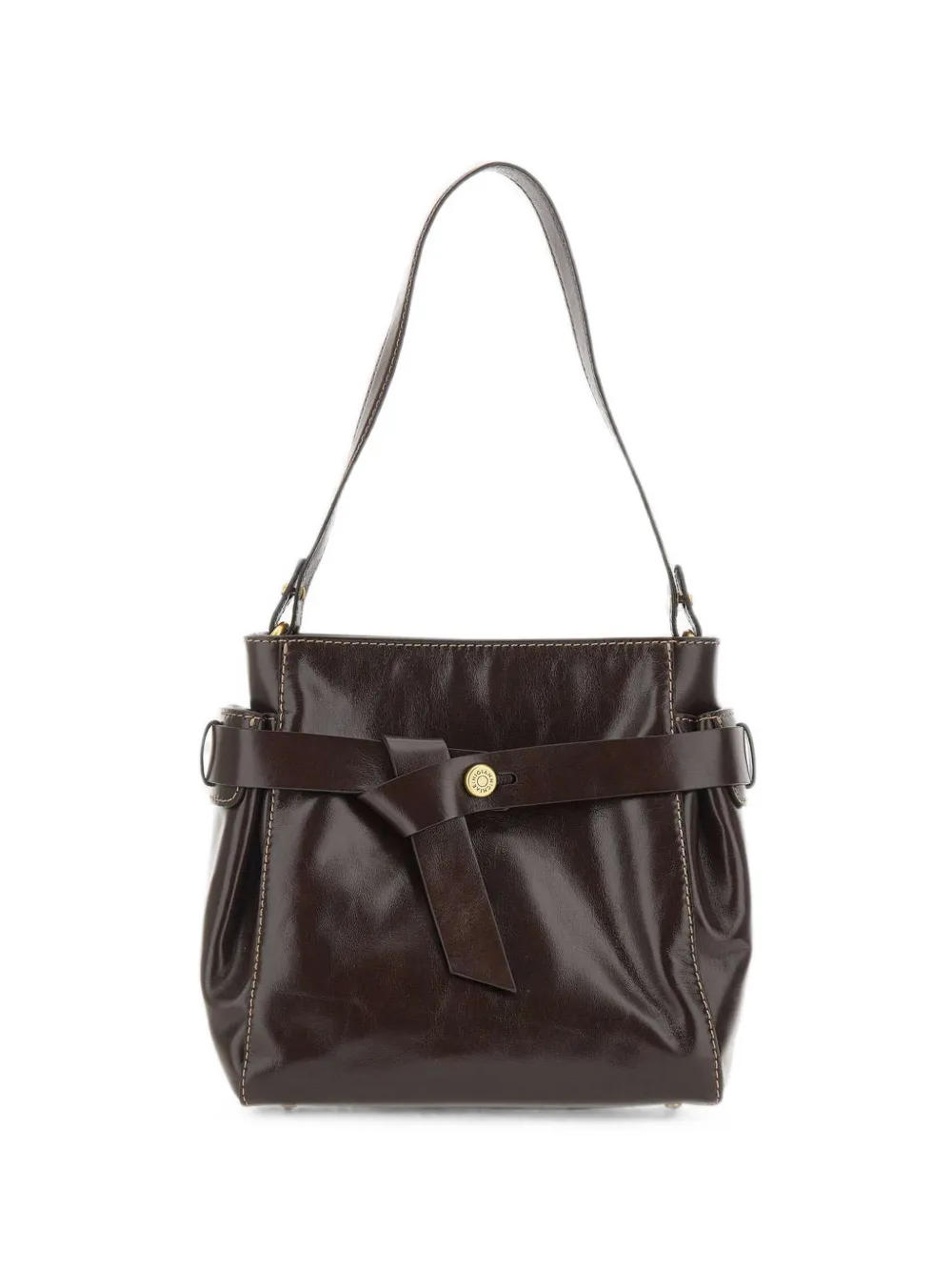 GIANNI CHIARINI Miranda leather shoulder bag - Marrone