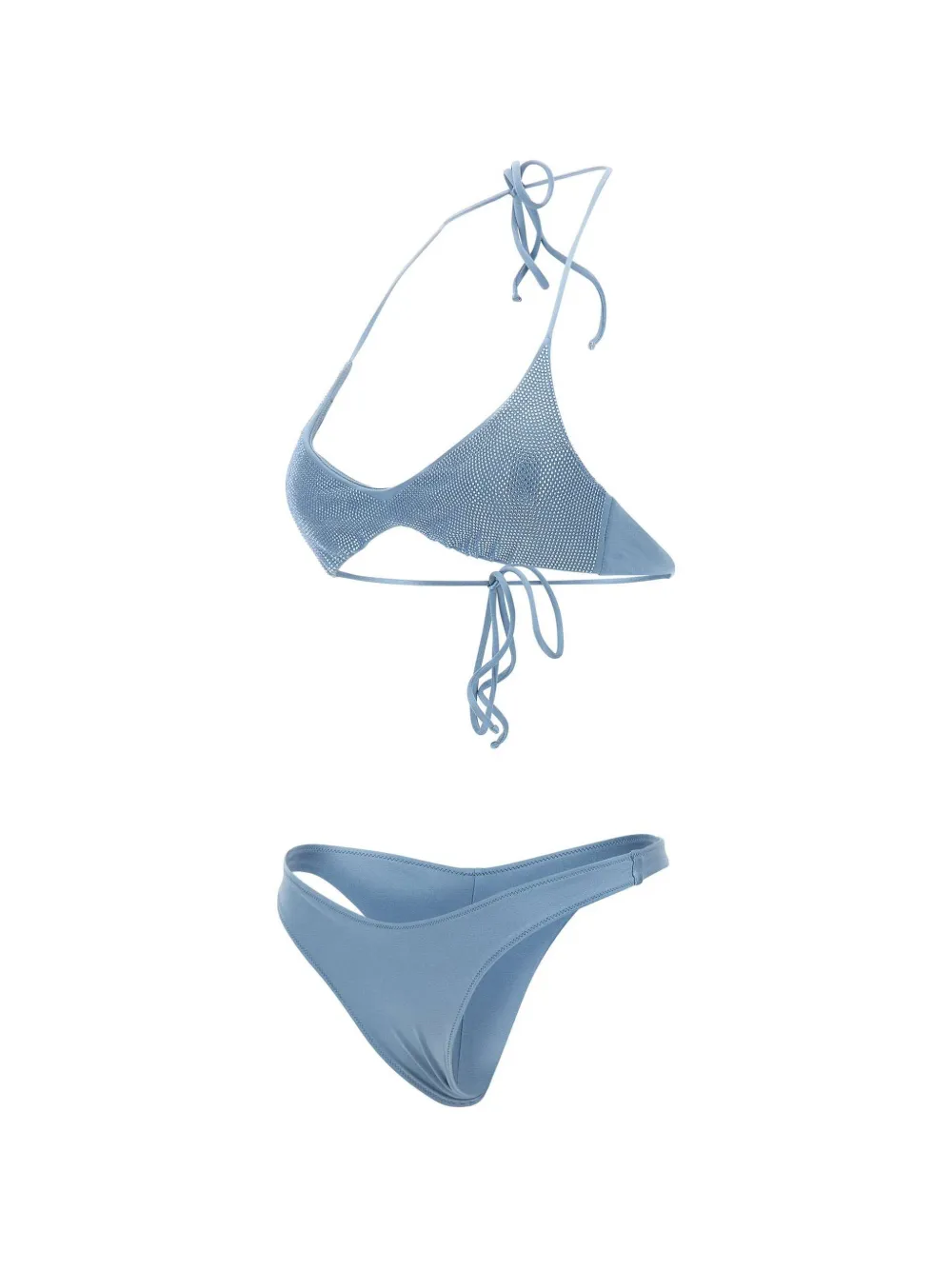 MC2 Saint Barth Hesni bikini verfraaid met stras Blauw