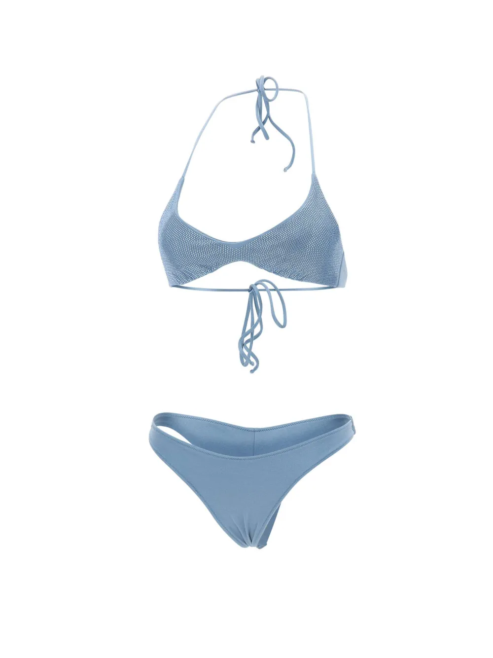 MC2 Saint Barth Hesni bikini verfraaid met stras Blauw