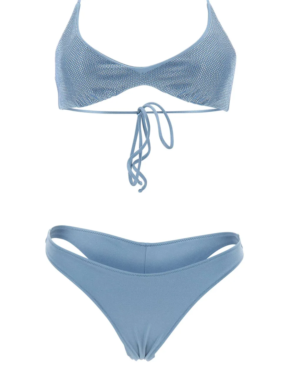 MC2 Saint Barth Hesni bikini verfraaid met stras Blauw