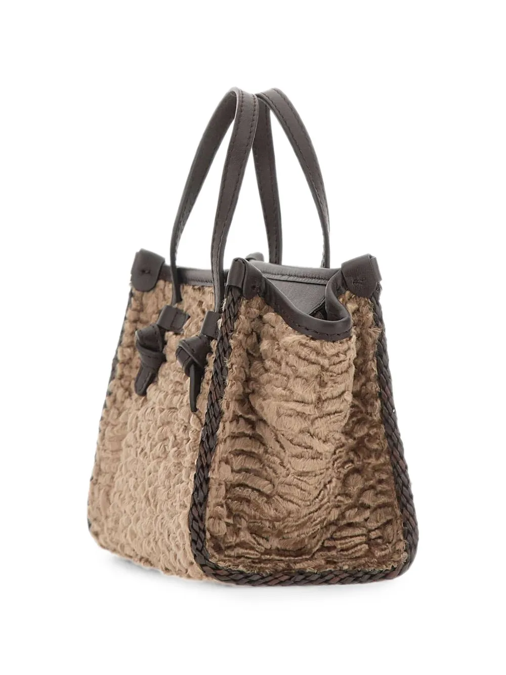 GIANNI CHIARINI Miss Marcella shopper met textuur Beige